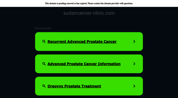 sudancancer-clinic.com