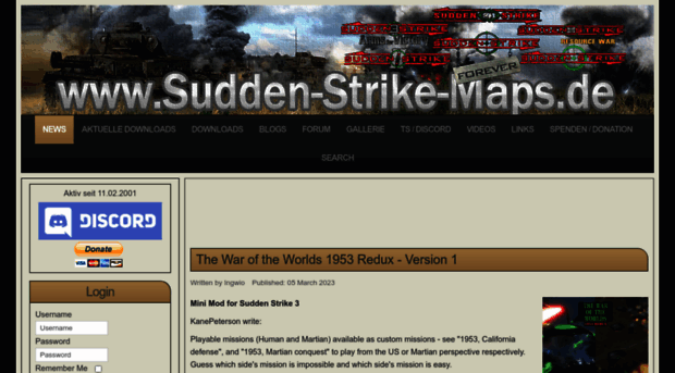 sudden-strike-maps.de