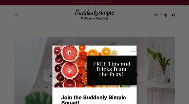 suddenlysimpleorganizing.com