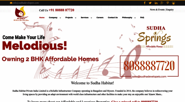 sudhadevelopers.com