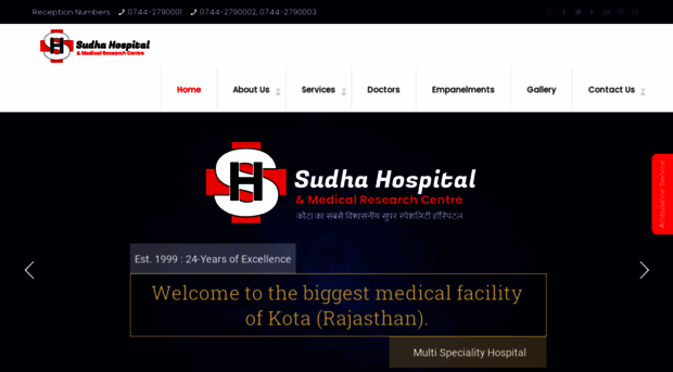 sudhahospitalkota.com