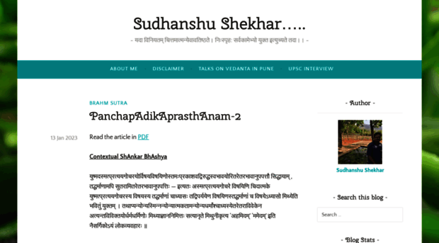 sudhanshushekhar.wordpress.com