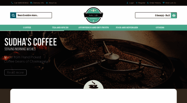 sudhascoffee.com