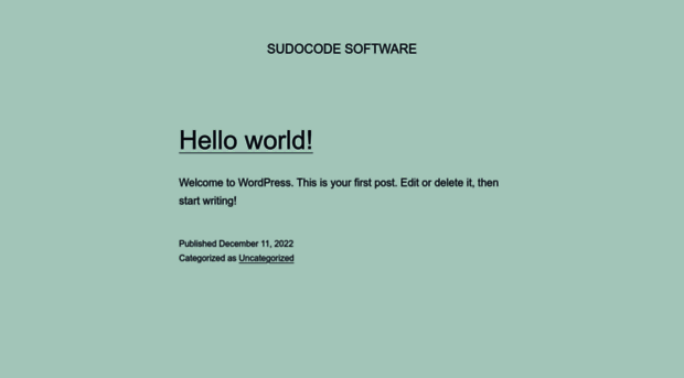 sudocode.net