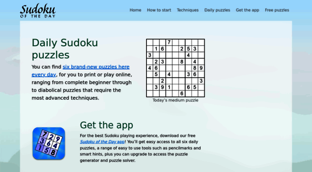 sudokuoftheday.com