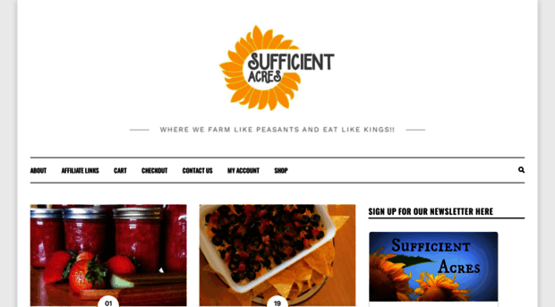 sufficientacres.com