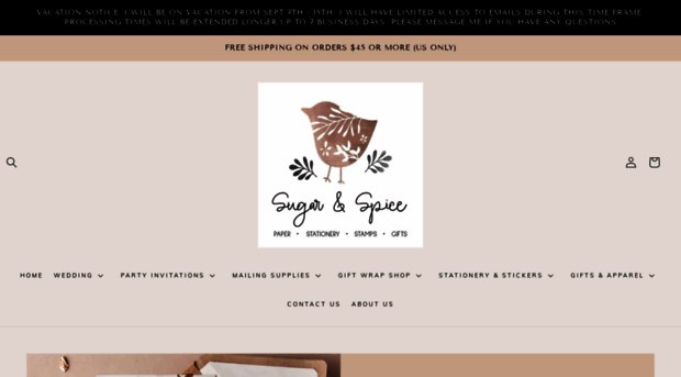 sugarandspiceinvitations.com