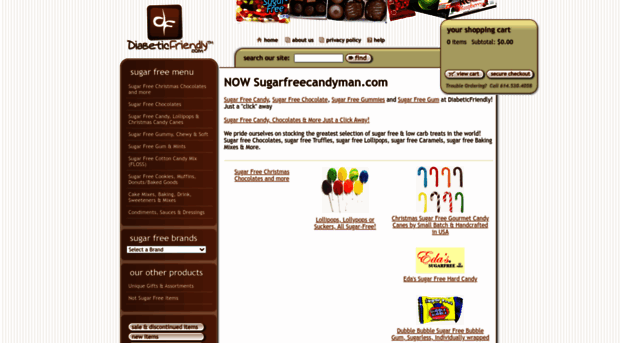 sugarfreecandyman.com