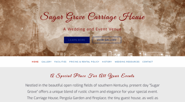 sugargrovecarriagehouse.com