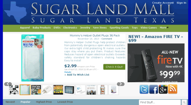 sugarlandmall.com