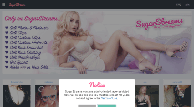 sugarstreams.com