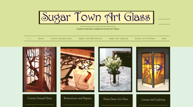 sugartownartglass.com