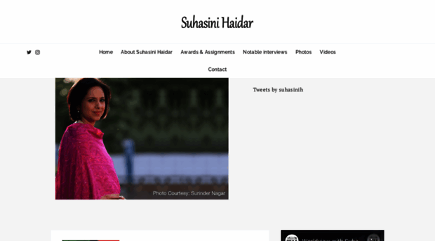 suhasinihaidar.com