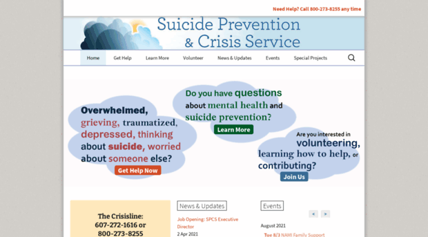 suicidepreventionandcrisisservice.org