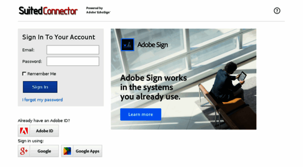 suitedconnector.echosign.com