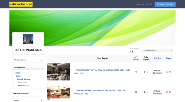suitkonaklama.sahibinden.com