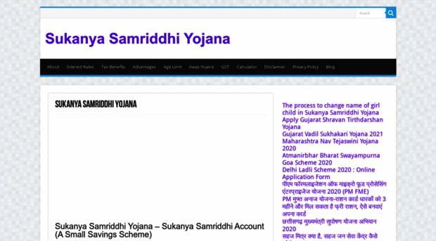 sukanyasamriddhiaccountyojana.in