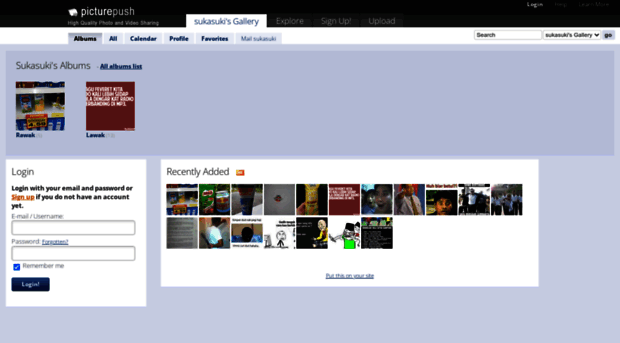 sukasuki.picturepush.com