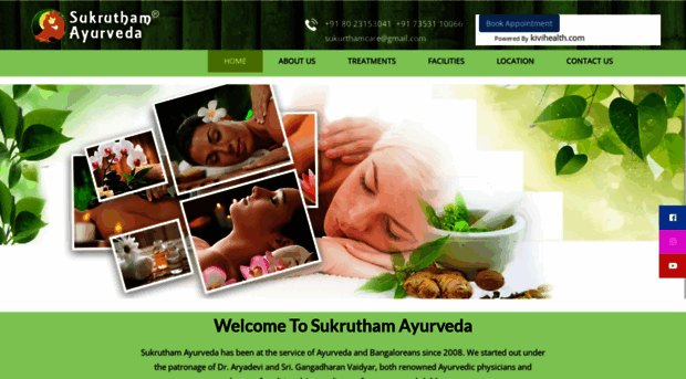 sukruthamayurveda.com