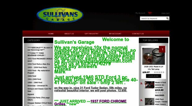 sullivansgarage-com.3dcartstores.com