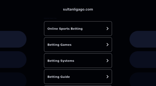 sultanligago.com