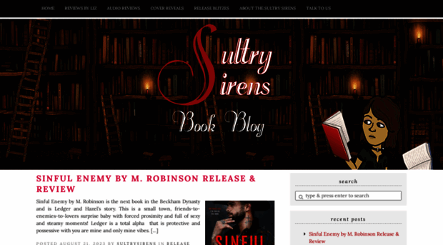 sultrysirensbookblog.com