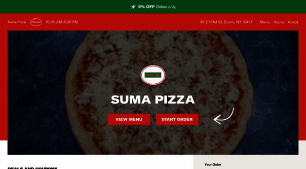 sumapizzabronx.com