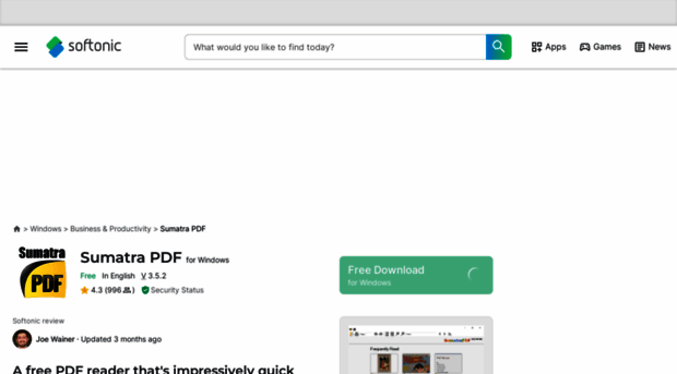 sumatra-pdf.en.softonic.com