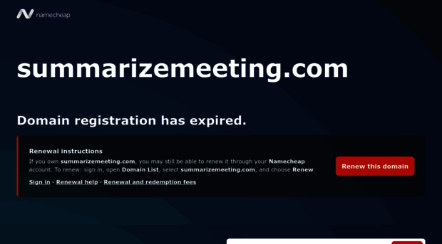 summarizemeeting.com