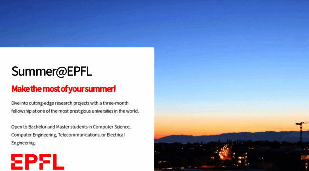 summer.epfl.ch