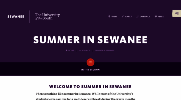 summer.sewanee.edu