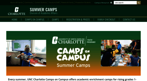 summercamps.uncc.edu