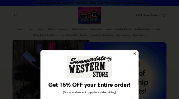 summerdalewesternstore.com