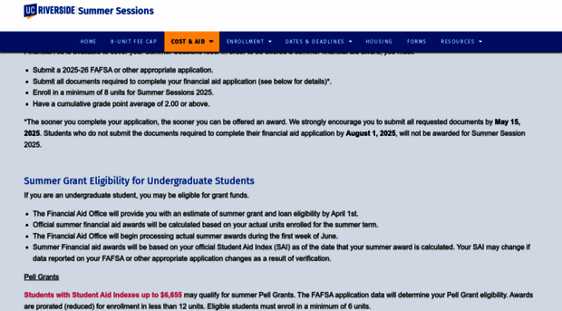 summerfinancialaid.ucr.edu