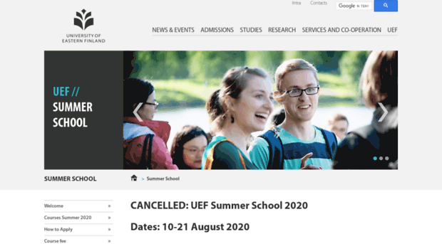 summerschool.uef.fi