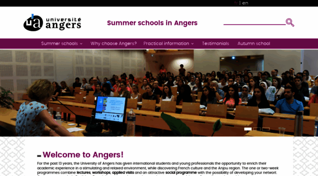 summerschools.univ-angers.fr