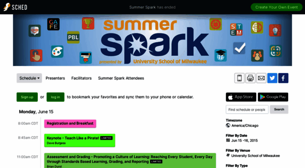 summerspark2015.sched.org