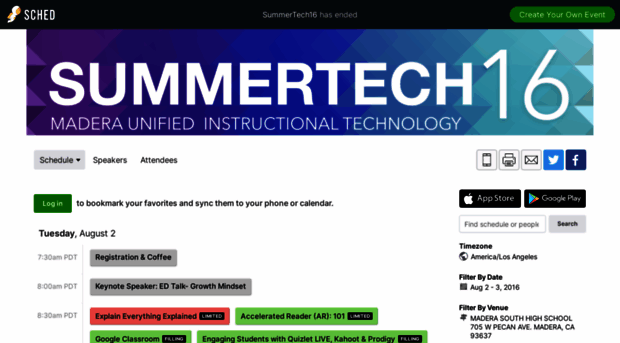 summertech16.sched.org