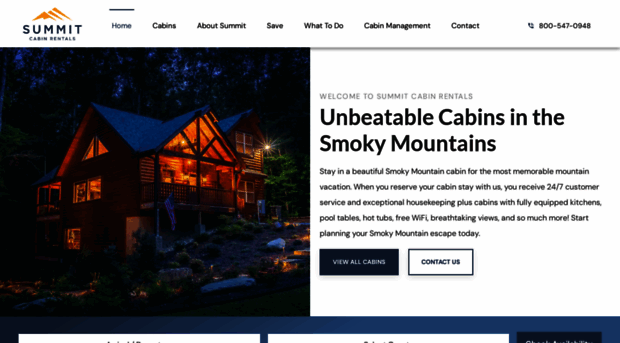 summitcabinrentals.com