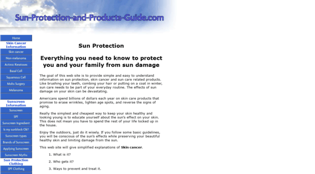 sun-protection-and-products-guide.com