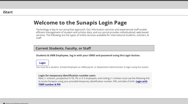 sunapsis.umaryland.edu