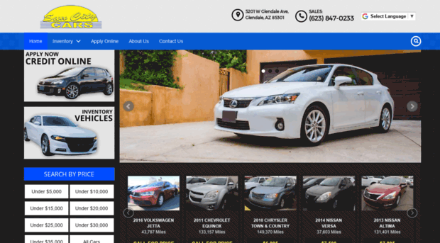 suncitycarsonline.com