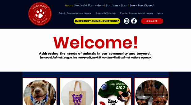 suncoastanimalleague.org