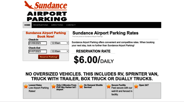 sundanceairportparking.com