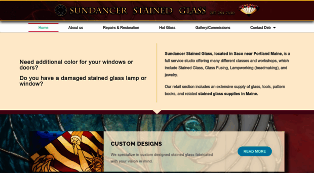 sundancerstainedglass.com