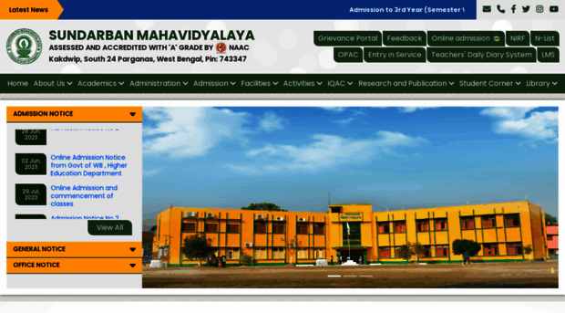 sundarbanmahavidyalaya.in