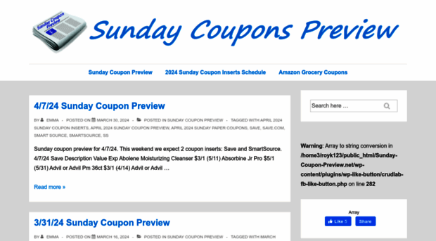 sunday-coupon-preview.net