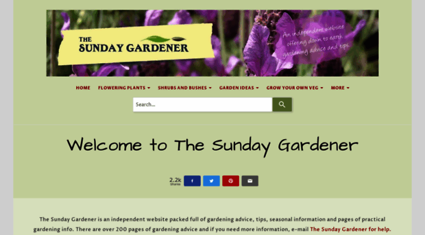 sundaygardener.co.uk