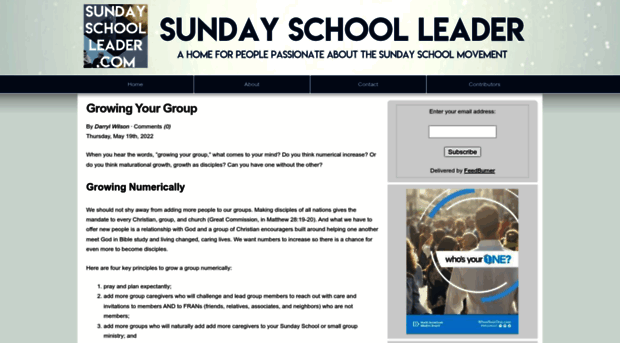 sundayschoolleader.com