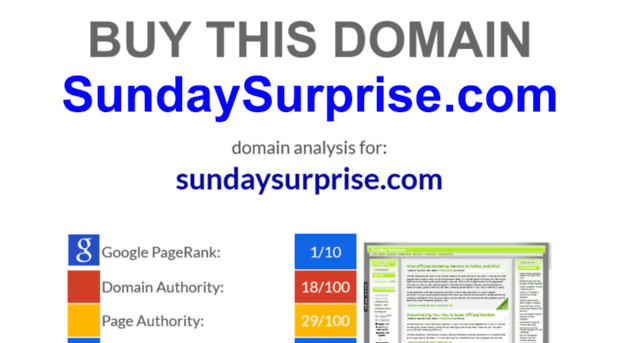 sundaysurprise.com